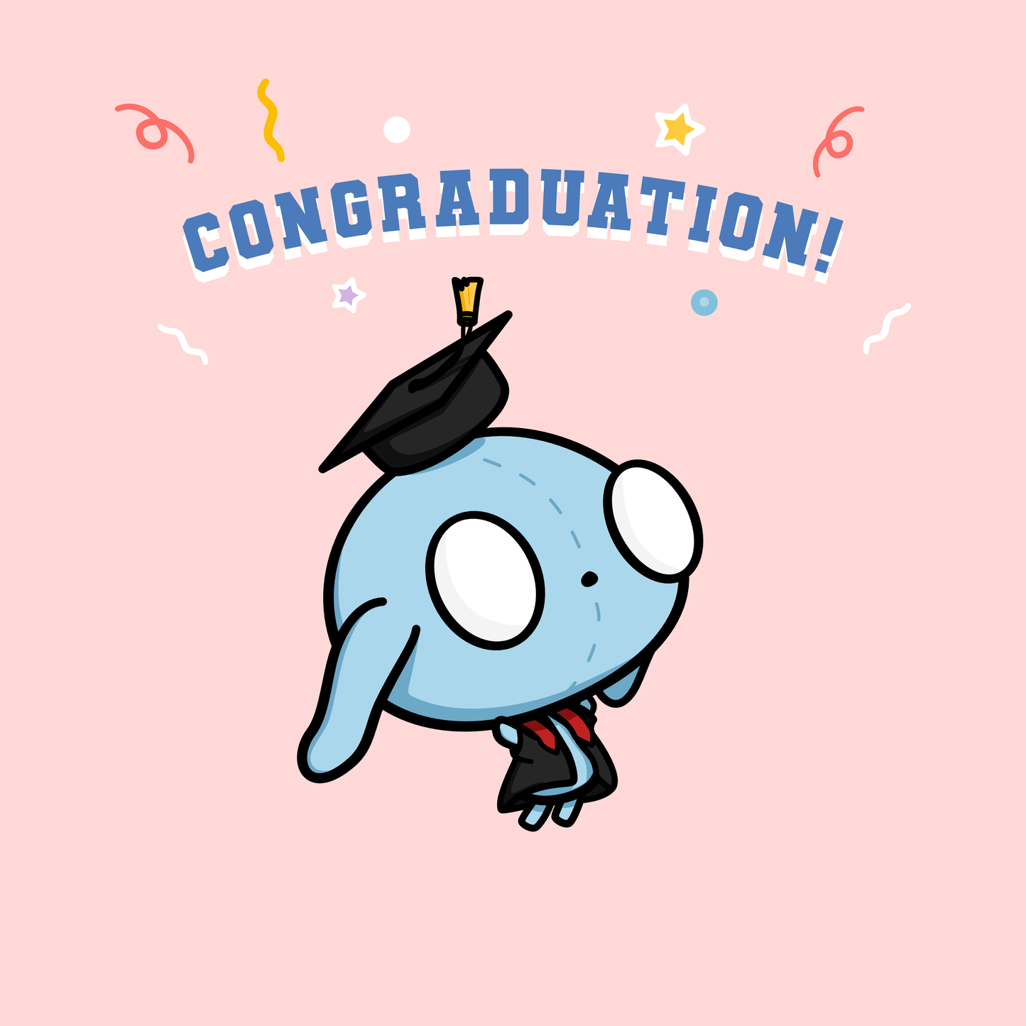 Congraduation Pink Postcard Poster