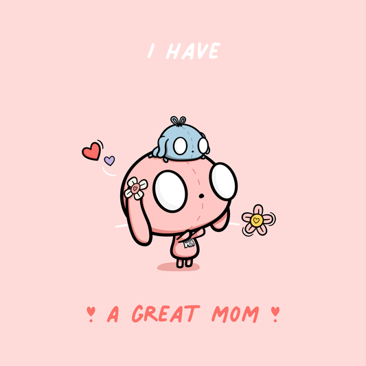 Cute Baby Mom Postcard Poster