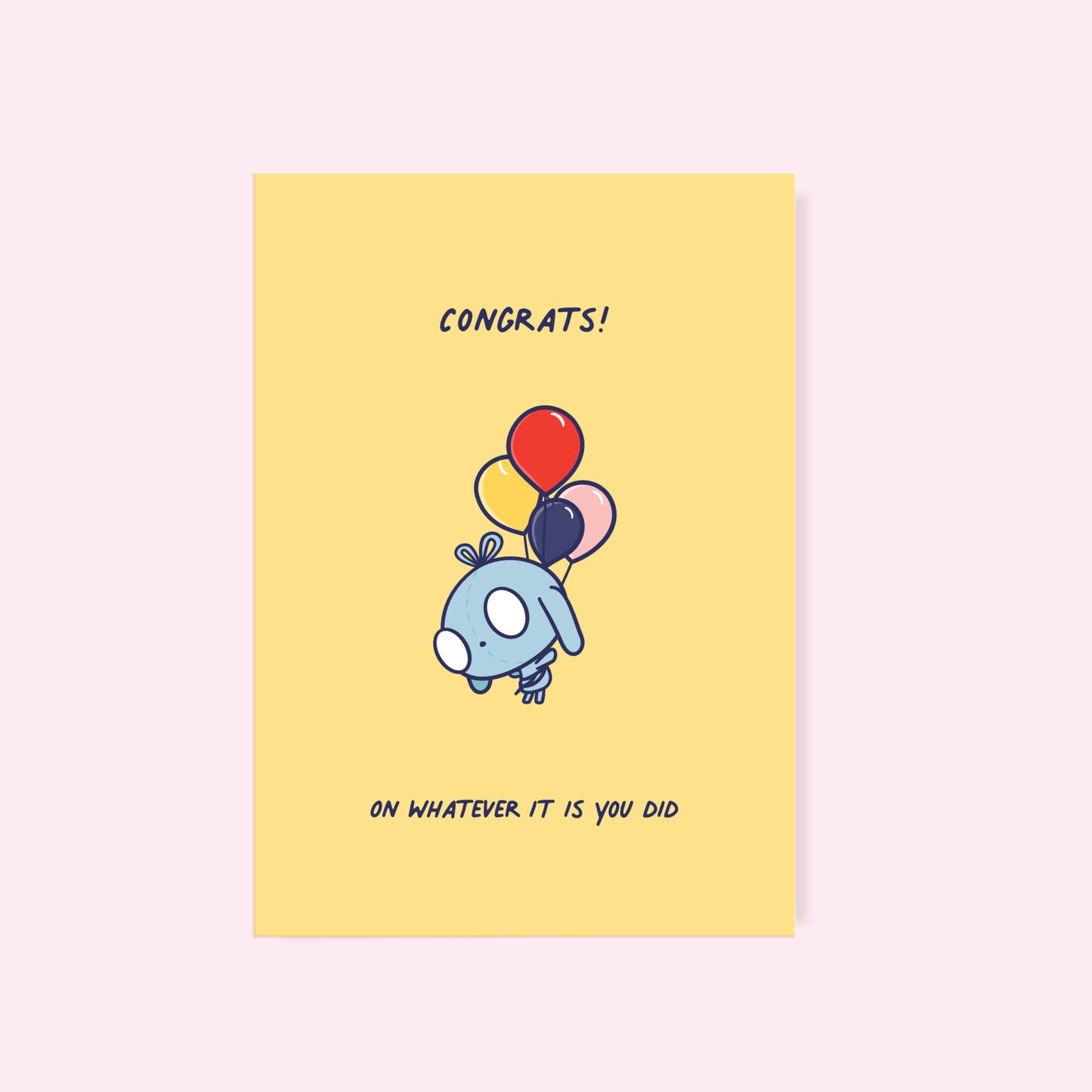 Cute Greeting Card Congratulations