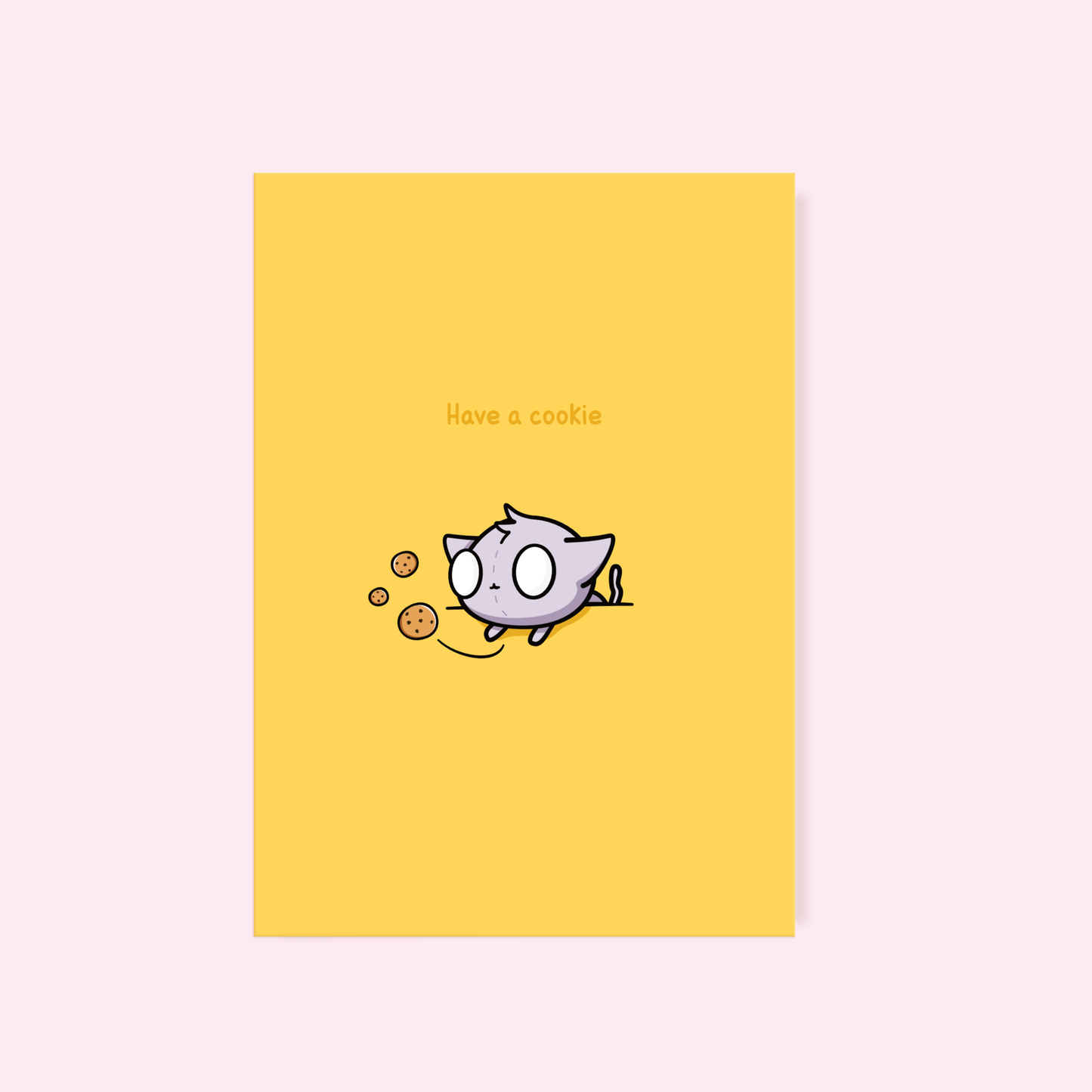 Cute Endearing Greeting Card Have A Cookie