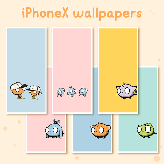 [Digital Product] Free Cute iPhone Wallpapers